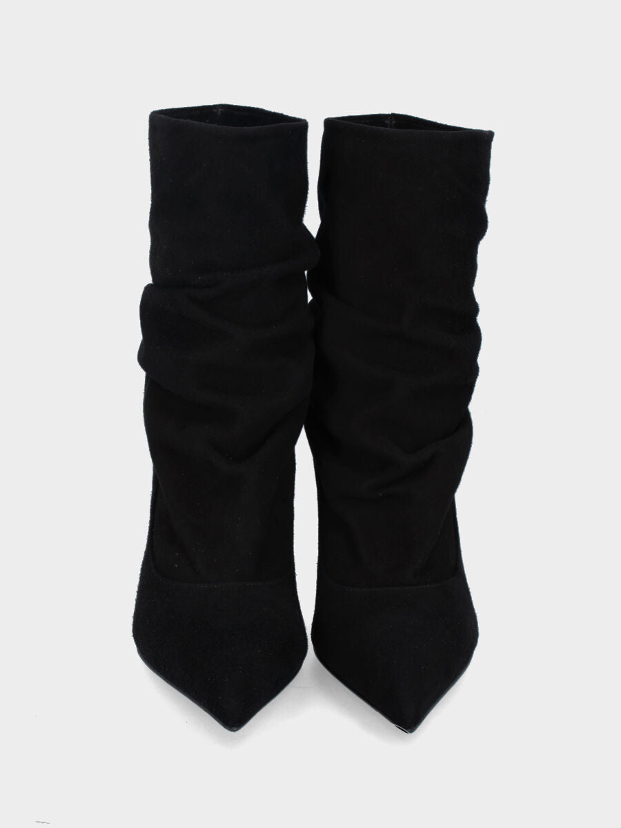 Sandalo monoblocco in vitello rosso con fascia ripiegata