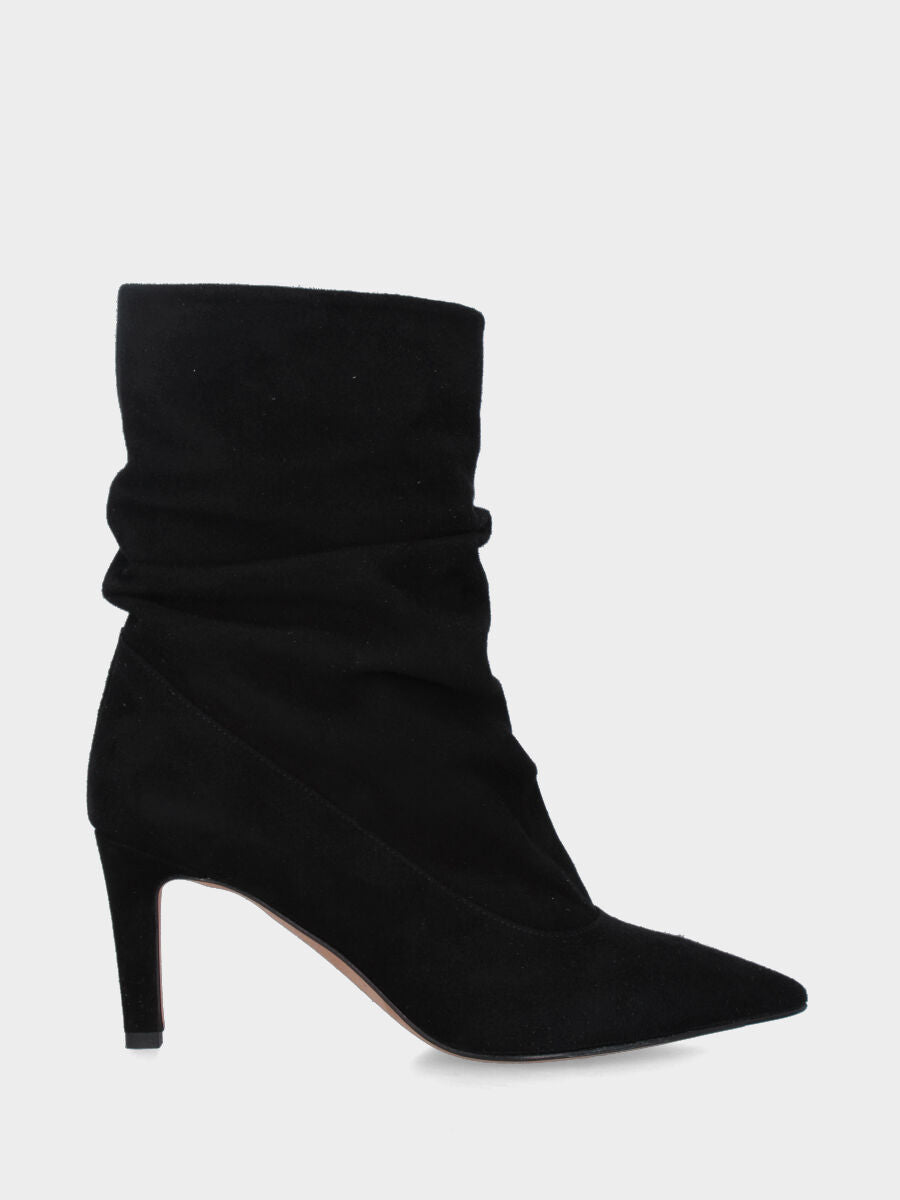 Sandalo monoblocco in vitello rosso con fascia ripiegata