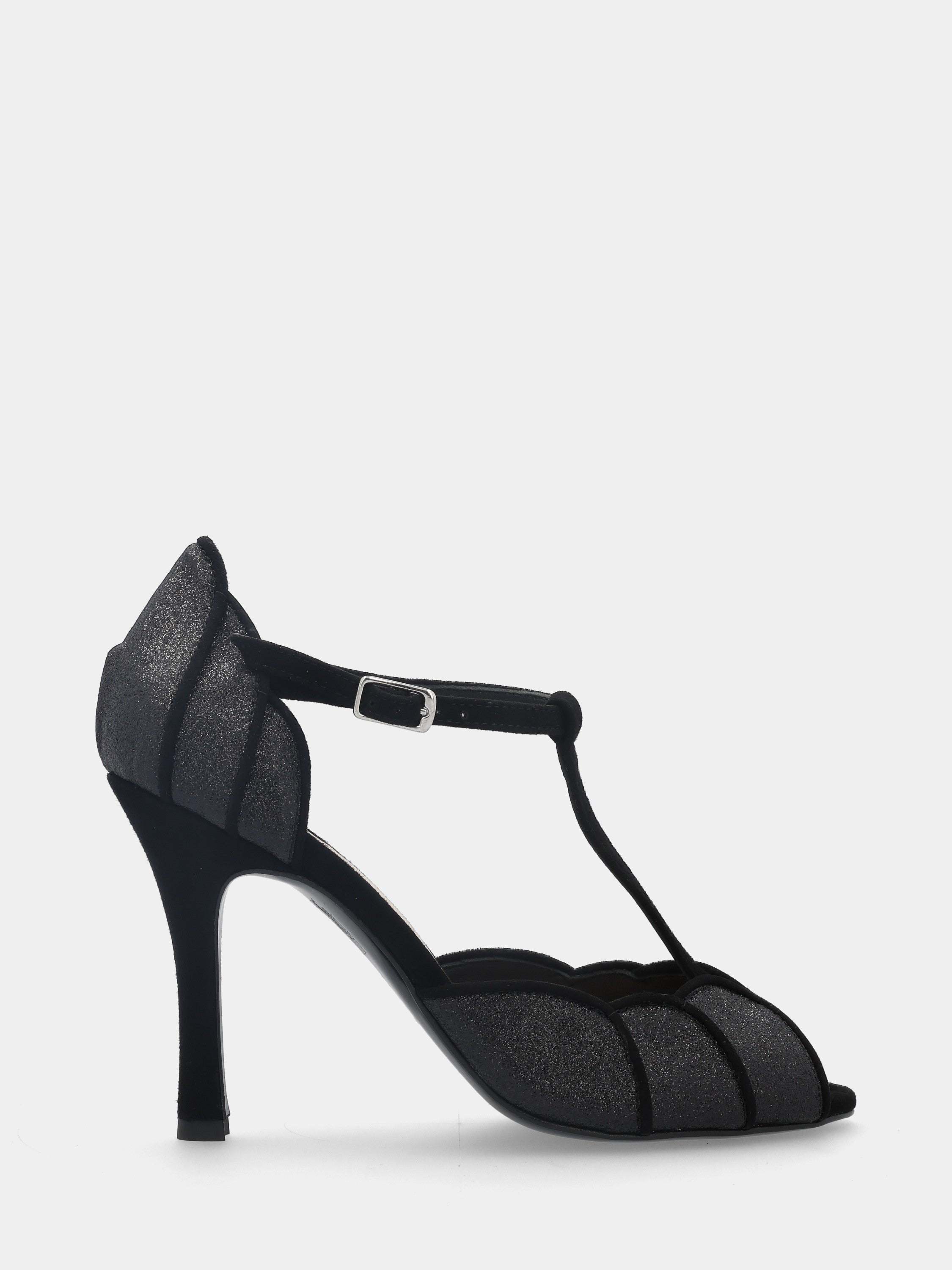 Sandalo monoblocco in vitello rosso con fascia ripiegata