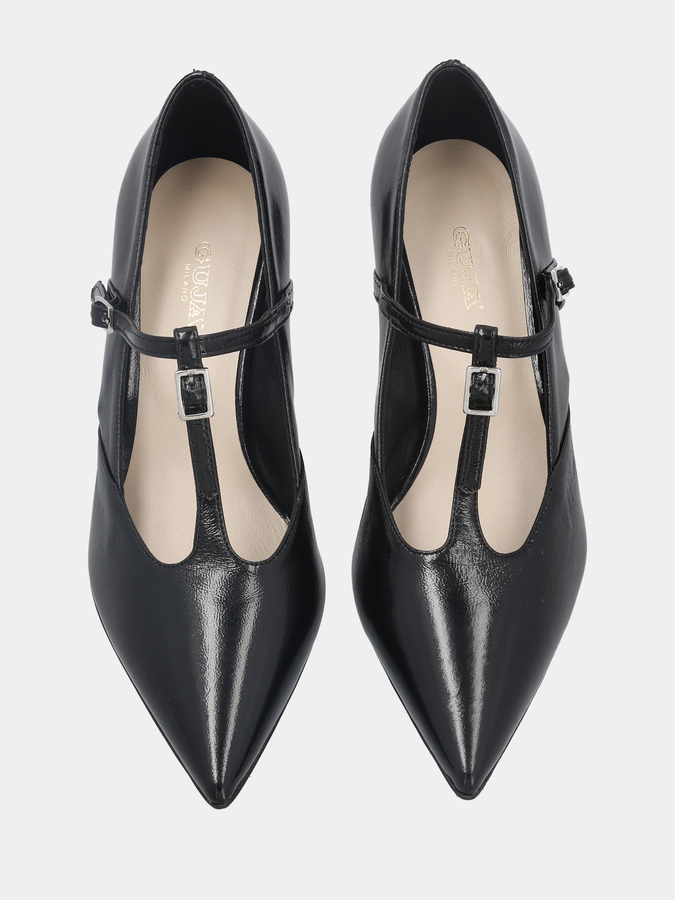 Sandalo monoblocco in vitello rosso con fascia ripiegata