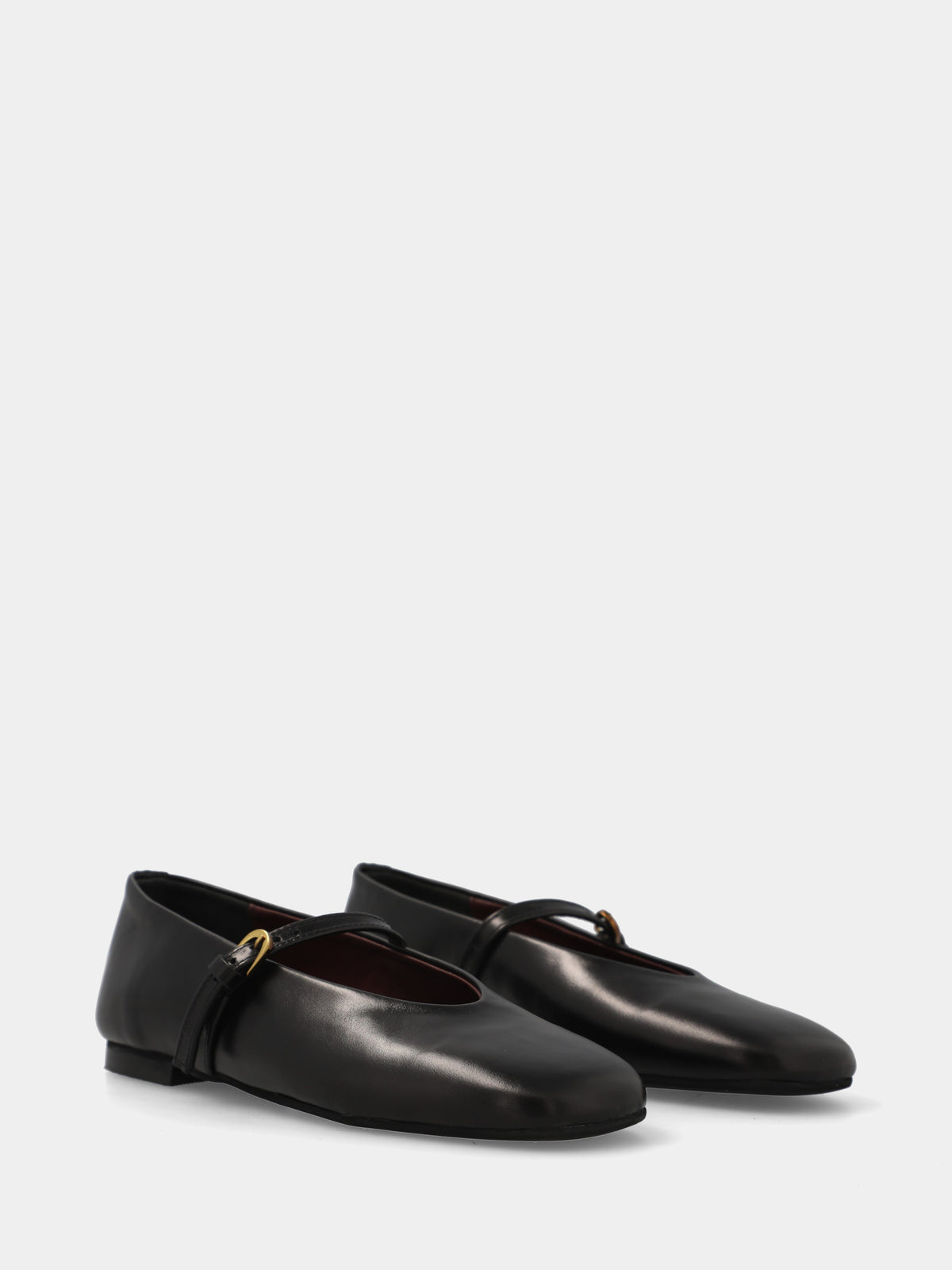 Sandalo monoblocco in vitello rosso con fascia ripiegata