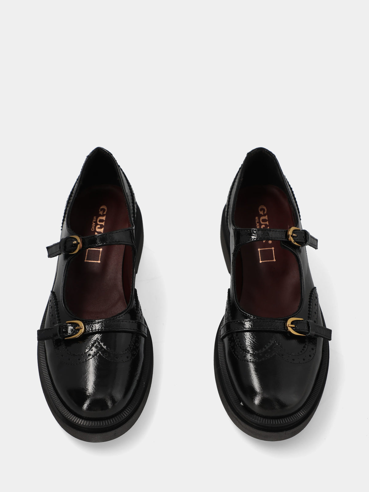 Sandalo monoblocco in vitello rosso con fascia ripiegata