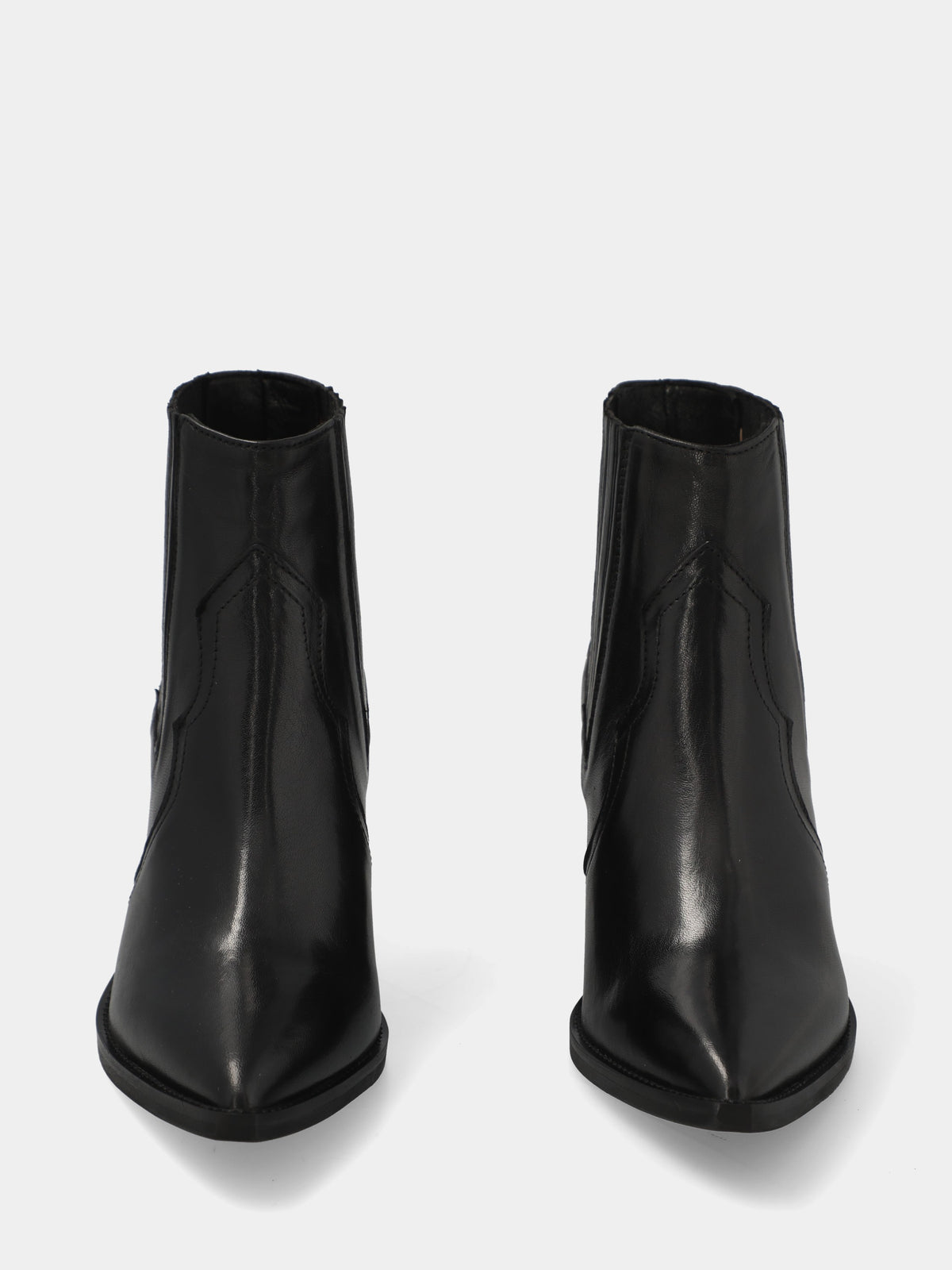 Campero in vitello nero con fascette in pelle