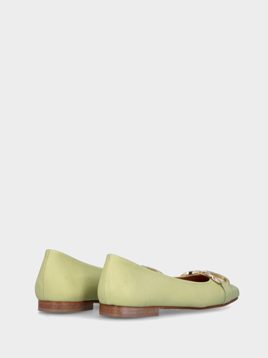 Sandalo monoblocco in vitello rosso con fascia ripiegata