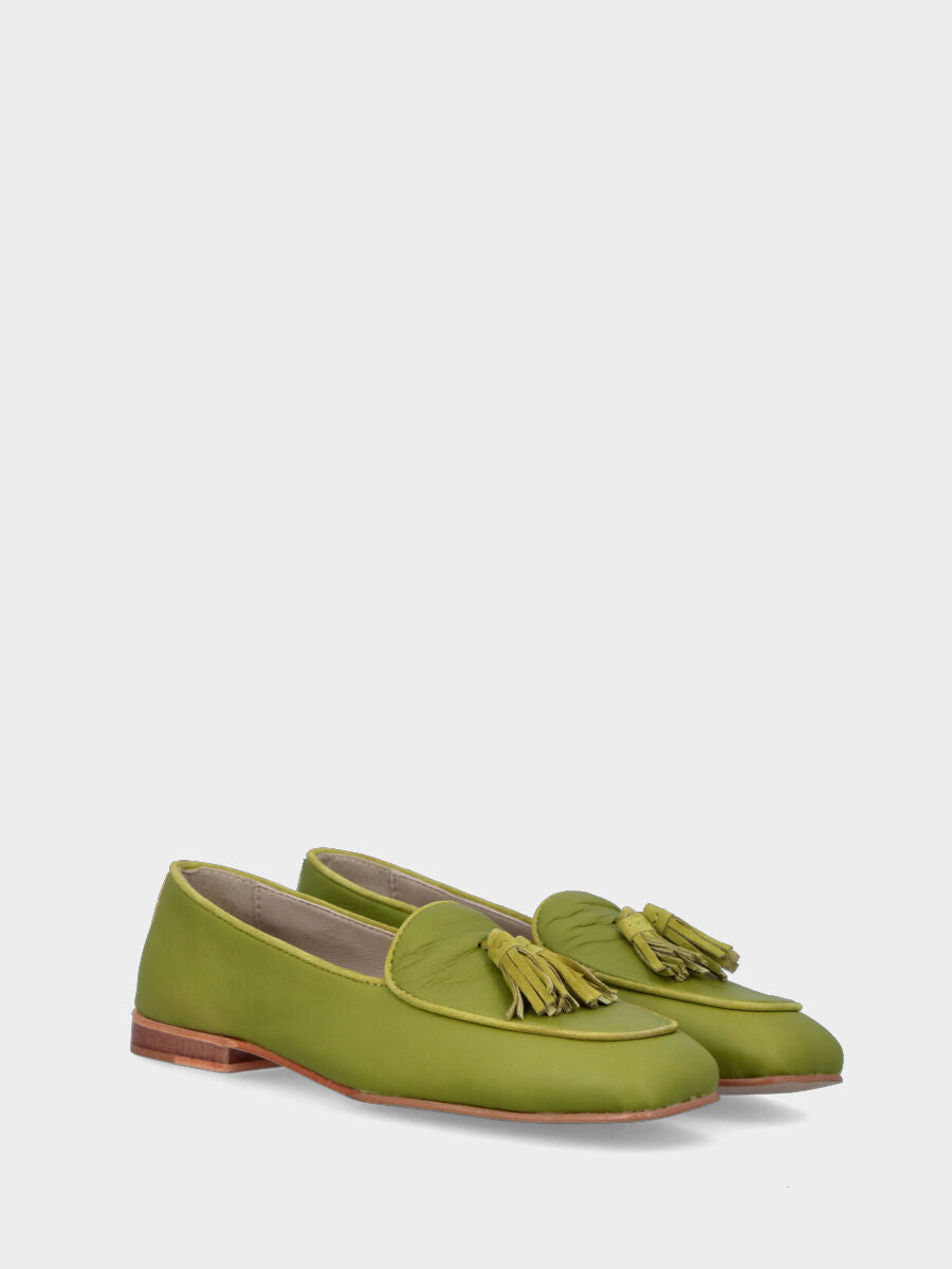 Sandalo monoblocco in vitello rosso con fascia ripiegata