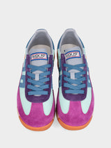 Sneaker jogging in crosta multicolor