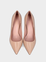 Décolleté in verlux nude con tacco a stiletto da 110 mm