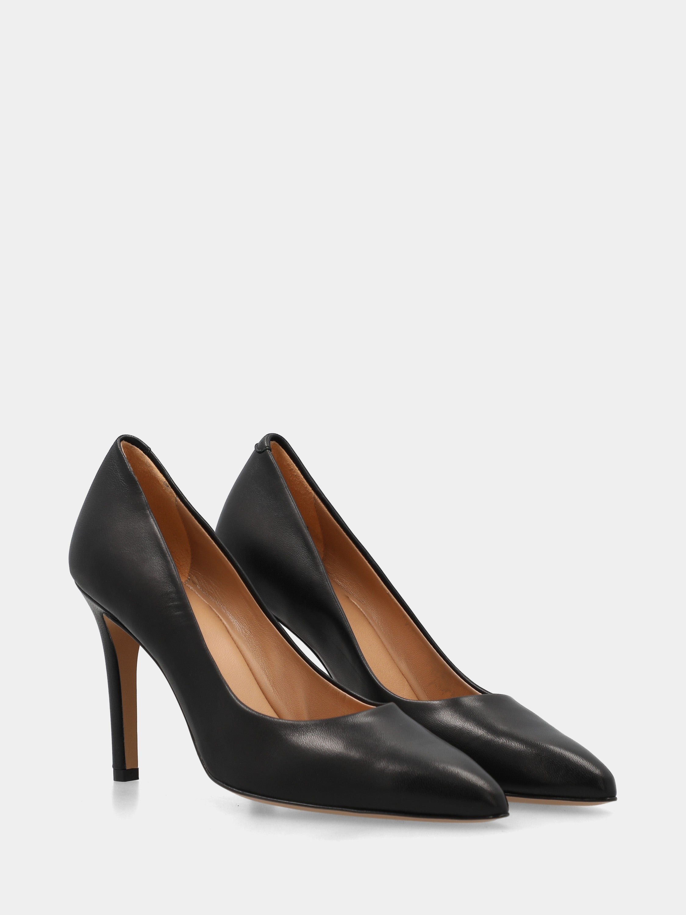 Sacchetto-constructed black nappa Pumps with 90mm stiletto